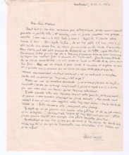Brief von Anne-Marie Naegele an Gwen Mellon Grant