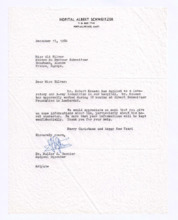 Brief von Muller J. Garnier an Ali Silver