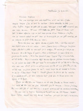 Brief von Anne-Marie Naegele an Gwen Mellon Grant