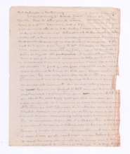 Brief von Albert Schweitzer an Mark Lauterburg-Bonjour