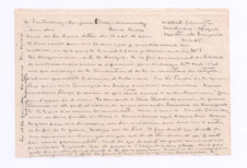 Brief von Albert Schweitzer an Mark Lauterburg-Bonjour