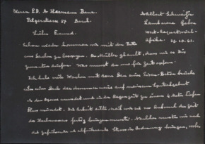 Brief v. Albert Schweitzer an Dr. Hermann Baur