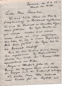 Brief v. Ladislas Goldschmid an Albert Schweitzer