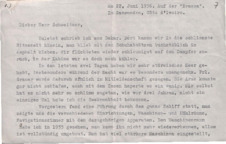 Brief v. Ladislas Goldschmid an Albert Schweitzer