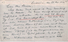 Brief v. Ladislas Goldschmid an Albert Schweitzer