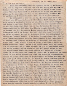 Brief v. Ladislas Goldschmid an Albert Schweitzer