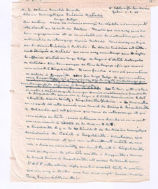 Brief von Albert Schweitzer an Arnold Brack