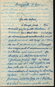 Brief von Dr. Dormoy an Albert Schweitzer