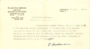 Impfbescheinigung f. H. Meier