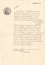 Bescheinigung über die Beschäftigung bei Albert Schweitzer