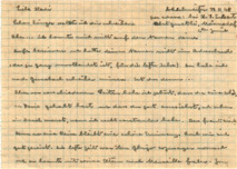 Freundschaftlicher Brief v. A. Schweitzer an H. Meier