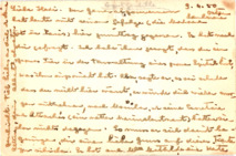 Postkarte v. Albert Schweitzer an H. Meier