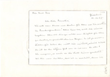 Brief von Emmy Martin an Anna Joss
