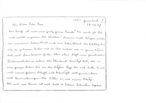 Brief von Emmy Martin an Anna Joss