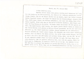 Brief von Anita und Fritz Dinner an Anna Joss