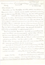 Brief von Mathilde Kottmann an Anna Joss