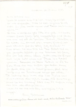 Brief von Emmy Füllemann und Mathilde Kottmann an Anna Joss