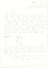 Brief von Verena Schmid an Anna Joss