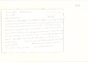 Brief von Mathilde Kottmann an Anna Joss