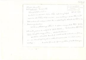 Brief von Mathilde Kottmann an Anna Joss