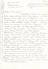 Brief von Myrtha Suhner und Mathilde Kottmann an Anna Joss