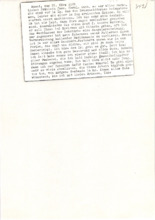 Brief von Anita Dinner an Anna Joss