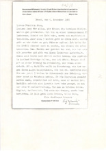 Brief von Anita und Fritz Dinner an Anna Joss