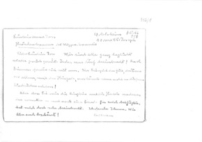 Brief von Mathilde Kottmann an Anna Joss