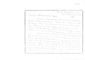 Brief von Rhena Schweitzer-Miller an Anna Joss