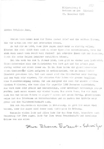 Brief von Rhena Schweitzer-Miller an Anna Joss