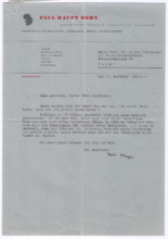 Brief von Paul Haupt an Albert Schweitzer