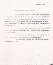 Brief von Paul Haupt an Helene Schweitzer