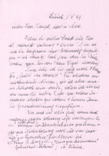 Brief von Helene Schweitzer an Paul Haupt