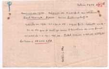 Albert Schweitzers Verlagshonorar- & Zinsaufstellung vom Paul Haupt Verlag für 1957