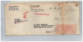 Brief von Norman Cousins an Albert Schweitzer