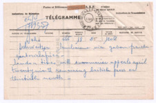 Brief von John. D. Newth an Albert Schweitzer
