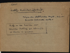 Brief von Albert Schweitzer an den Heruasgeber von