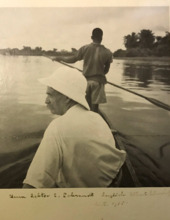 Eigenh. Widmung Albert Schweitzers, 1955