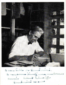 Eigenh. Widmung mit Unterschrift Albert Schweitzers, Lambarene, 1960