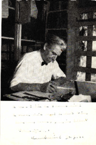 Eigenh. Widmung mit Unterschrift Albert Schweitzers, Lambarene, 1964