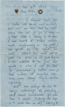 Postkarte von Gloria Coolidge an einen unbekannten Empfänger