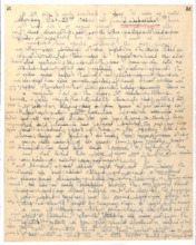 Brief von Gloria Coolidge an einen unbekannten Empfänger