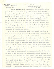 Brief von Gloria Coolidge an Ali Silver