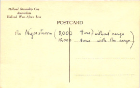 Postkarte von Gloria Coolidge an einen unbekannten Empfänger