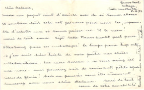 Brief von Emmy Martin an Suzanna Coolidge