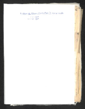 Briefkuvert aus der Korrespondenz zwischen Gloria Coolidge und Albert Schweitzer