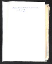 Briefkuvert aus der Korrespondenz zwischen Gloria Coolidge und Albert Schweitzer