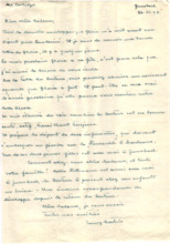 Brief von Emmy Martin an Suzanna Coolidge
