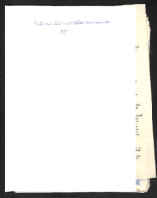 Briefkuvert aus der Korrespondenz zwischen Gloria Coolidge und Albert Schweitzer
