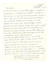 Brief von Emmy Martin an Suzanna Coolidge